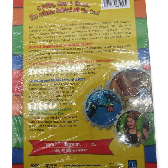 POPULAR MECHANICS For Kids 2009 Special Edition 4-DVD Tin Set New Unopened Rare - Picture 4 of 8